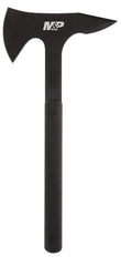 Smith & Wesson axe front view showing full 16.5 inch profile and chopping capability