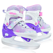 SMOOJOY front view purple skates showing overall fit and style for confident learning