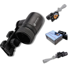 SnakeLook front view of SideWinder adapter showing compact profile and stability