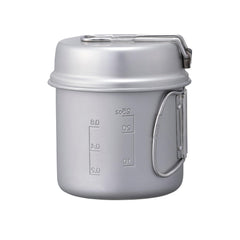 Snow Peak Trek 900 frypan used as lid highlighting dual-purpose storage benefit