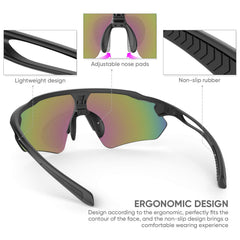 Snowledge gray polarized lens detail reducing glare in bright sun