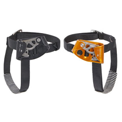 SOB foot ascender front view showing compact aluminum body and ready-to-use design
