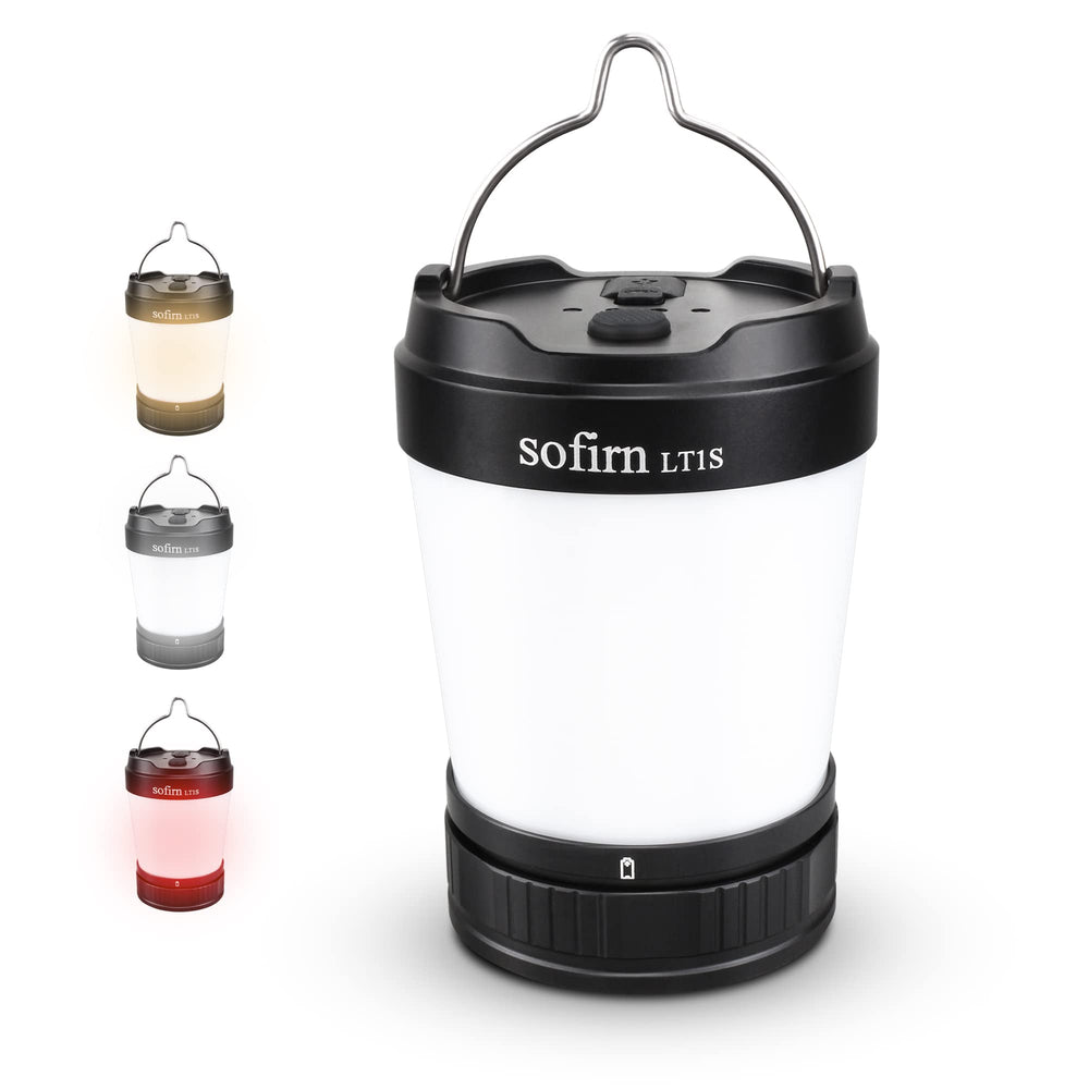 sofirn LT1S front view showing lantern and easy controls, reliable illumination