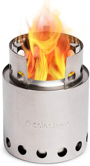 Solo Stove Lite front view showing compact design and instant packability benefit