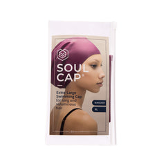 SOUL CAP profile on model with dreadlocks showing full coverage