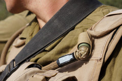 Source bladder side profile fitted inside a pack showing slim fit and stability
