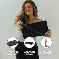 Spacer Mobility Origo Board massage stick detail illustrating foot-roll recovery and tension relief