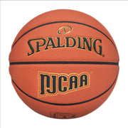 Spalding Legacy TF-1000 front view showing official NJCAA branding and game-ready look