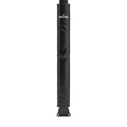 Spalding pole pad front view showing full wrap and branding for safer play