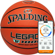 Spalding TF1000 front view showing official markings and smart sensor benefit