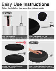 SpaseMaxxx side profile with visible inflation valve and easy adjustment benefit