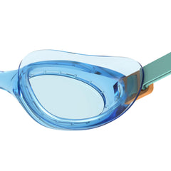 Speedo Hydrospex scale photo with strap detail showing adjustable split backstrap benefit