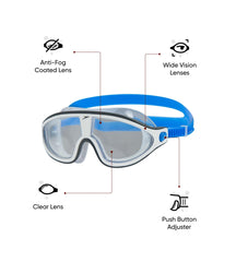Speedo Rift Pro side profile highlighting close fit and low-profile comfort benefit