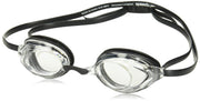Speedo Vanquisher front view showing clear lenses and wide vision benefit