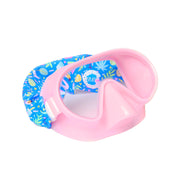 Splash Place Flamingo Pop front view showing vibrant strap and frame for easy identification