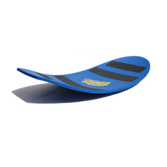 Spooner Boards Freestyle blue close-up of wood grain and durable finish benefit