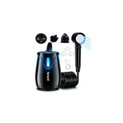Spopal front view of pump showing compact design and controls for easy travel