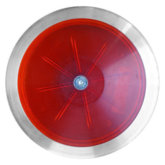 SPORTAXIS close-up of steel rim and side plates, demonstrates durability and balance