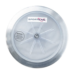 SPORTAXIS transparent discus front view showing design and training benefit