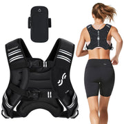 Sportneer front view of vest showing secure fit and comfortable design