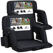 Sportneer front view showing full padded seat and upright support for comfort