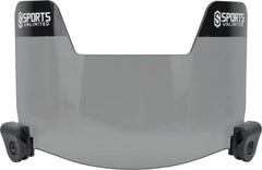 Sports Unlimited front view of visor showing full lens and fit benefit