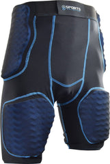 Sports Unlimited front view of girdle showing snug fit and protective coverage