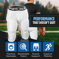 Sports Unlimited Omaha tailbone close-up showing cushioning to reduce impact