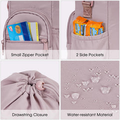 sportsnew phone pocket detail open with phone inside, keeps phone secure and accessible