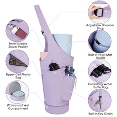 sportsnew deep drawstring side pocket holding water bottle for hydration on-the-go