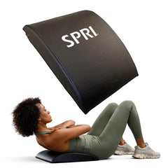 SPRI Ab Mat front view showing curved wedge for improved sit-up support