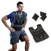 SPRI weighted vest front view showing secure fit and balanced resistance