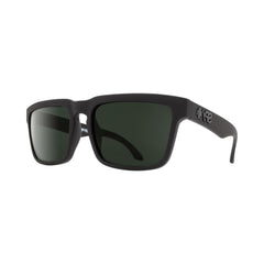 Spy Helm front view soft matte black frame showing modern square profile and reliable style
