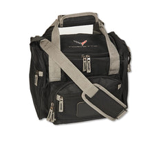 SR1 Performance C8 Corvette cooler bag front view showing embroidered emblem and keeps drinks cold