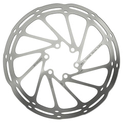 SRAM CenterLine rotor front view showing mounting holes and smooth braking surface