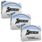 Srixon Q-Star Ultispeed front packaging showing 36-pack and brand for confident purchase