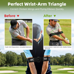 StadGree band fitted on arm detail, illustrates breathable comfort and adjustability