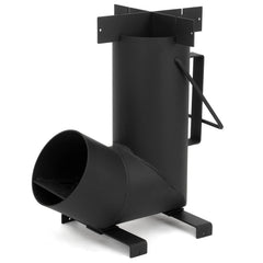 Stanbroil front view assembled showing sturdy steel body and compact footprint, built to last