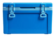 STANLEY 50 qt Azure front view showing rugged cooler and capacity benefit