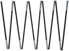 Stansport front view of replacement poles showing compact, organized pack for easy storage