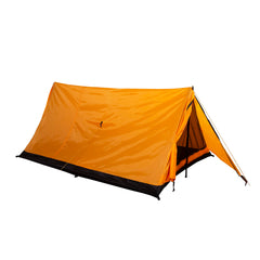 Stansport steel poles and stakes display for stable pitched shelter