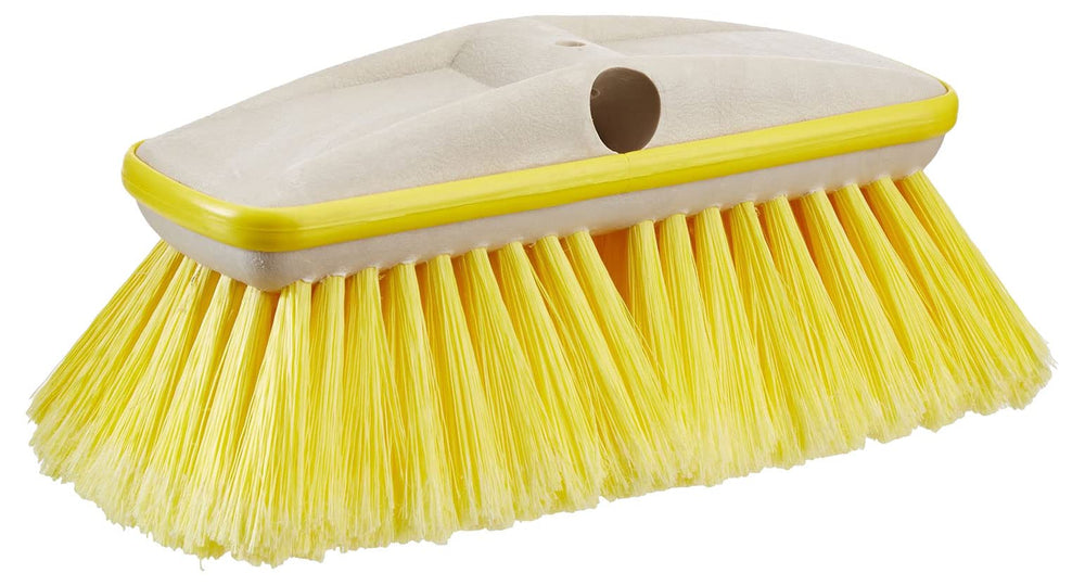 STAR BRITE brush front view showing 8-inch head and bumper for safe cleaning
