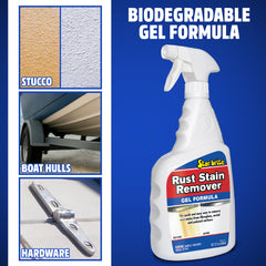 STAR BRITE bottle held next to hand showing size for convenient storage and use