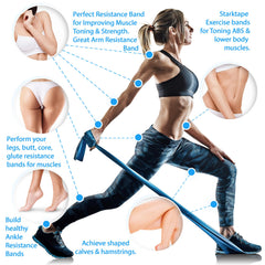 Starktape band used for glute walk demonstrating lower-body activation