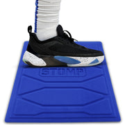 Stomp Athletics front view mini grip mat showing compact profile and portability