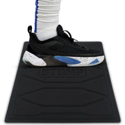 Stomp Athletics front view showing compact grip mat for instant traction