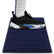Stomp Athletics front view of mini grip mat shows compact portability and instant traction