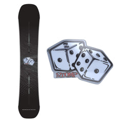 Stompgrip Dice front view showing white 3D decal and grip pattern benefit