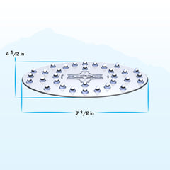 Stompgrip close-up of 3D molded traction pattern showing enhanced grip and snow clearing