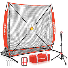 Storgem front view of 6x6 net showing large catching pocket and target benefits